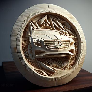 3D модель Мерседес Бенц F125 (STL)